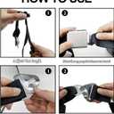 Airplane Seat Belt Extender Seatbelt Extension Adjuster 7-31" for all Airline including Southwest (Three in one)