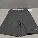 Champion Mens 9 Lounge Shorts, Standard Fit, Lightweight, (Small, Granite Heather - C Logo)