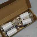 LetsFunny Fairy Christmas StringLightsWireLights,225LED DIY 8 Modes DimmableWith Remote Control,Decorative Hanging Starburst for Christmas,Home,Patio,CoolWhite,4PackLH-BOM-YHD225)