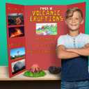 Flipside Products 36 x 48 Project Boards for Presentations, Science Fair, School Projects, Event Displays and Trifold Picture Board, Proudly Made in USA - Assorted Colors - 4 Pack