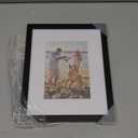 decorUhome 8x10 Picture Frame, Display Pictures 5x7 with Mat or 8x10 without Mat, Wall & Tabletop Display Photo Frame, Black, 1 Pack