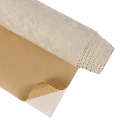 CRE8TIVE Beige Felt Drawer Liner 12"x80" Self Adhesive Velvet Flocking Liner for Jewelry Drawer Velvet Wallpaper Peel and Stick Beige Contact Paper Fabric Felt Sheets for DIY Crafts Box Lining Dresser