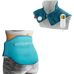 Comfytemp Gel Ice Pack for Back and Neck Shoulder Heating Pad Bundles