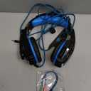 BENGOO G9000 Stereo Gaming Headset for PS4 PC Xbox One PS5 Controller, Noise Cancelling Over Ear Headphones with Mic, LED Light, 7.1 Surround Sound, Soft Memory Earmuffs for Nintendo Xbox Series X|S (Blue)