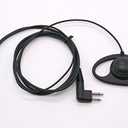 Security D-Shape Earhanger Earpiece for Motorola Radio 2 PIN GP68 CP150 GP88