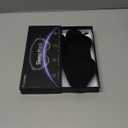 3D Eye Mask Sleep Mask for Men & Women, 100% Pressure-Free & Light Block-Out Eye Mask for Sleep with Easy Adjustable Strap, Night Eye Cover for Travel, Black