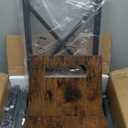 Snughome 10 Gallon Fish Tank Stand with Power Outlets, Aquarium Stand with Storage, 3 Tier Heavy Metal Reptile Tank Stand Fish Tank Shelf 20.47" x 11.42" x 30.91", Rustic Brown