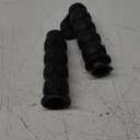 Pair of 1" Dual Black Motorcycle Bar End Hand Grips Handlebar Compatible with Cruisers Harley Yamaha Suzuki