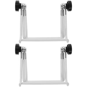 Ciieeo 2pcs Stainless Steel Foldable Sprouting Jar Rack Mason Jar Stand for Seed Sprouts Growing Portable Collapsible Plant Growing Holder for Kitchen Gardening