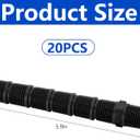 20 Pcs Cut-Off Sprinkler Rise, Sprinkler Height Extender Riser, Male Pipe Thread Riser Adapter for Outdoor Garden Courtyard Patio Lawn Irrigation Replacement Parts