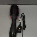 Hair Dryer Brush Blow Dryer Brush in One, Upgraded 4 in 1 Hair Dryer and Styler Volumizer with Negative Ion Anti-frizz Ceramic Titanium Barrel Hot Air Hair Straightener Brush