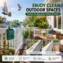 2026 New Solar Ultrasonic Bird Repellent Outdoor,Pigeon & Woodpecker Deterrent for House, Weatherproof Bird Deterrents for Outside,Goose Birds Repeller Scare Devices for Balcony,Yard,Garden,Farm