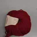 100% Merino Wool Yarn, 6-Ply Luxurious and Soft Yarn for Hand Knitting & Crocheting, 1.76 OZ/50g, 127 yds/116 Meters (red, 1 Ball)