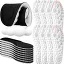 Skicuff 8 Pairs 4D Cloud Insoles for Men Women, Soft Inserts Foam Cushioned Insoles Breathable Anti-Fatigue Inserts for Pain Relief, Sports Walking, Trim to Fit(Men,US 7.5-10.5,Black)