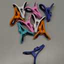 Magnetic Chip Clips, 10 Pack Plastic Bag Clips with Magnet, Snack Clips for Food Storage and Refrigerator