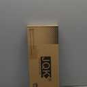 JQK Bathroom Glass Shelf Polished Chome, Shelf with 15 Inch Towel Bar Tempered Glass Shower Storage 16 by 5 inches, 304 Stainless Steel Silver Finish Wall Mount, TGS100-CH