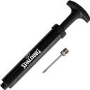 Spalding Sports Ball Pump Kit | Ideal for Basketball, Volleyball, Football, Soccer Ball & Rugby Ball | Complete Hand Pump Kit with Needles