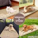 Couch Cover for Dogs Washable,Non Slip Fuzzy Durable Couch Covers for 3 Cushion Sofa Pet Friendly Sofa Cover Dog Thick Soft Slipcovers Protector Couches Mat Bed (Brown, 27.6" x 82.7"/70 x 210cm)