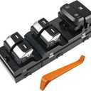 Automatic Power Master Window Switch Compatible with Kia Sportage L4 2.0L 2.4L 2017 2018 2019, Driver Left Side 18 Pins, Replacement for 93571-D9000, 93571D9000