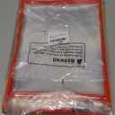 SUNEE 30 Packs Oversized Reusable Dry Erase Pocket Sleeves with 2 Rings, 10 Assorted Colors 10x14 Ticket Holders, Clear Plastic Sheet Protectors, Teacher School Classroom Supplies