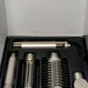 5 in 1 Hair Air Styler - Rotating Hair Dryer Brush 110000 RPM for Fast Drying & Hot-Air Automatic Wrap Curlers for Curling, Frizz-Free Blow Dryer Brush for Straightening Volumizing No Heat Damage (Gold)