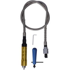 Heavy Duty Flex Shaft, Flexible Flex Shaft Polishing Chuck Rotary Grinder Tool Extension Cable Chuck Handle Electric Polisher Adapter Accessories