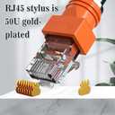 Elecbee 5PCS BNC Female to RJ45 Adapter 180 Degree