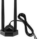 Eightwood Dual Band WiFi Antenna 2.4GHz 5GHz RP-SMA WiFi Antennae with 6.5ft Extension Cable for PC Desktop Computer PCI PCIe WiFi Bluetooth Card Wireless Network Router