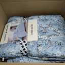 Lucky Brand Soft Floral Blue 3-Piece Quilt Set, King