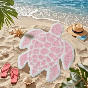 Sea Turtles Bath ,Pink 24×26 inch