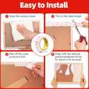 3M Double Sided Tape Heavy Duty 1in X 9.85ft, Heavy Duty Removable Mounting Tape for Wall, White Sticky Foam Tape, Picture Hanging Strips & Poster Hanger, Waterproof Adhesive Strips, Carpet Tape