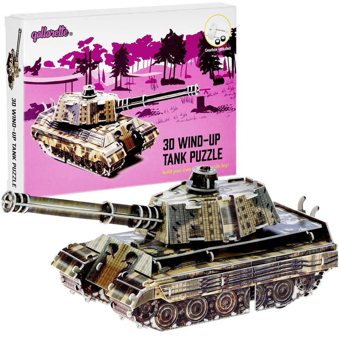 Gollorette 3D Wind-up Tank Puzzle