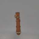 EDIMENS Leather Bands Compatible for Fitbit Versa 3 / Fitbit Versa 4 / Fitbit Sense for Women Men, Genuine Leather Bands Replacement Wristbands Straps Compatible with Versa 3 / Versa 4 / Sense (Small 5.7"-7.8", Brown)