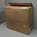 Amazon Basics Classic Puresoft PU Padded Mid-Back Height Adjustable Office Computer Desk Chair with Armrest, 26"D x 23.75"W x 42"H, Cream