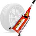 Upgraded Portable Effortless Tire Jack Disassembly Tool, Tire Jack Tool with Roller Plate [Extended Version] (EXP 06/13/30)