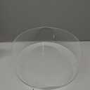 Jucoan Clear Acrylic Cake Stand, Dessert Display Stand Cupcake Stand with Hollow Bottom, 12 Inch Round Cylinder Display Riser for Wedding Birthday Baby Shower Dessert Table Display, No Lid