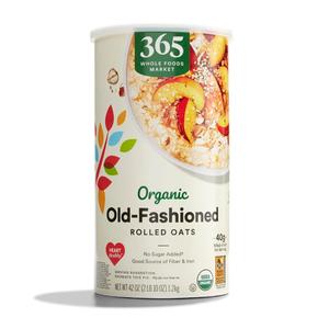 365 by Whole Foods Market, Organic Old-Fashioned Rolled Oats, 42 Ounce (EXP 10/31/27)
