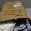 MoreFeel Collapsible Baby Bathtub for Newborn with Thermometer & 1 Hooded Towel & 1 Soft Floating Cushion,Portable Travel Bathtub with Drain Hole, Durable Foldable Baby Tubs for Infants to Toddler