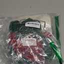 Hungdao 12 Pcs Christmas Stockings Mini Knitted Xmas Stockings Bulk 8.3 Inch Rustic Socks Double Sided Fireplace Hanging Vintage Stockings for Family Christmas Decorations(Red, Green, White)