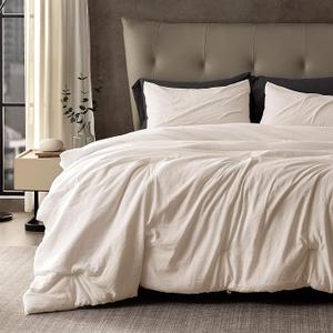 Comforter Duvet Insert - Quilted Comforters King Size, All Season Duvet, GentleSoft Down Alternative Bedding, with 8 Tabs, Gifts for Women/Men, Beige, King 90 x 102 Inches