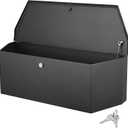 Trailer Tongue Box, Carbon Steel Tongue Box Tool Chest, Heavy Duty Trailer Box Storage with Lock and Keys, Utility Trailer Tongue Tool Box for Pickup Truck Bed, RV Trailer, 36"x12"x12"