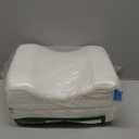 Memory Foam Knee Pillow, Sleeping Leg Pillow, for Side Sleepers & Pregnant Women - for Spinal Alignment, Relief Sciatica, Knee, Back, Leg & Hip Pain, with Washable Cover & Travel Bag, White