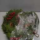 MIZII Christmas Garlands 6FT Artificial Pine Garland with Pinecone Berries Greenery Garland Christmas Decorations for Xmas Fireplace Mantle Home Decor Indoor Outdoor (Garland-6FT)