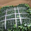 Artificial Green Boxwood Grass Panels: 20"x 20"(24P) UV Protected
Fake Ivy Privacy Hedge Screen, Faux Leaves from Various Plants, Chain Link Fences for Indoor, Outdoor Patio Balcony & Garden