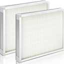 2 Packs F301H HEPA Filter, AS-550 Air Scrubber Stage 2 HEPA 550 Air Filter Compatibile with BlueDri,16 x 19 x 2" Air Shield 550 HEPA Air Scrubber Filter for BlueDri, Dri-Eaz, Phoenix, and Bear