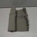 Woaboy Decorative Linen Fringe Throw Pillow Covers Boho Farmhouse Soft Euro Cushion Covers Accent Pillows with Tassels Spring Home Decor for Bed Couch Sofa,24x24 Inch Set of 2,Light Olive Green