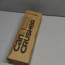 HomeBuddy Can Crusher for Recycling - 12 Oz. and 16 Oz. Can Crusher Wall Mounted for Aluminum - Compact and Easy to Use, Mounting Rivets Included, Man Cave Accessories (Black)