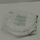 2 Pcs 12 Inch Acrylic Round Tray with Handles Sturdy Clear Round Serving Decorative Circle Tray for Kitchen Bathroom Vanity Coffee Table Ottoman Food Tea Snacks