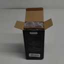 Home Hero Electric Salt and Pepper Grinder Set - Automatic Salt and Pepper Grinder Set Rechargeable. Electronic Salt and Pepper Shakers with LED Light, Electric Pepper Grinder & Salt Grinder, Set of 2 (White & Black)