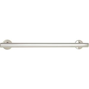Seachrome 18-inch Coronado Designer Straight Bathroom Shower Grab Bar, Stainless Steel, Polished Chrome